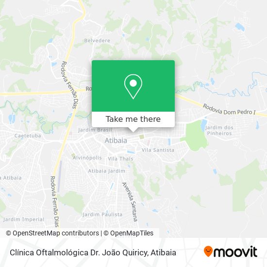 Clínica Oftalmológica Dr. João Quiricy map