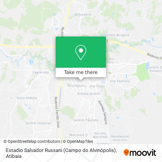 Estadio Salvador Russani (Campo do Alvinópolis) map
