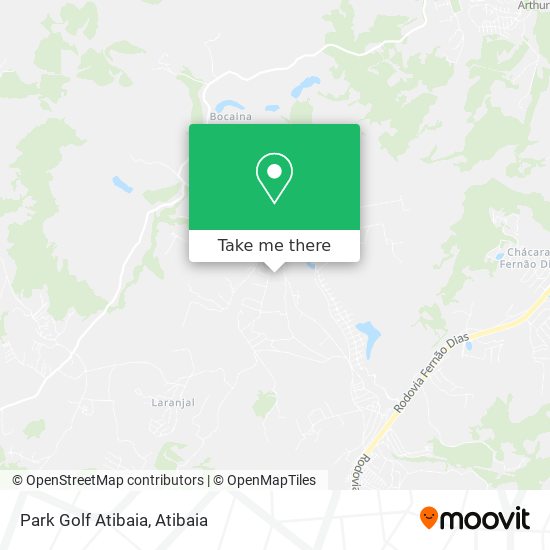 Park Golf Atibaia map