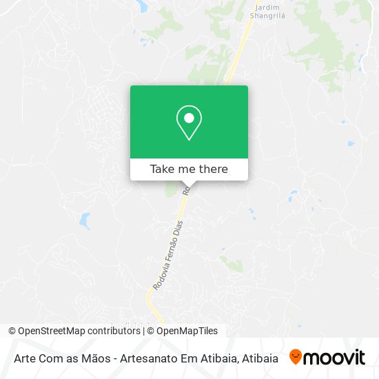Arte Com as Mãos - Artesanato Em Atibaia map
