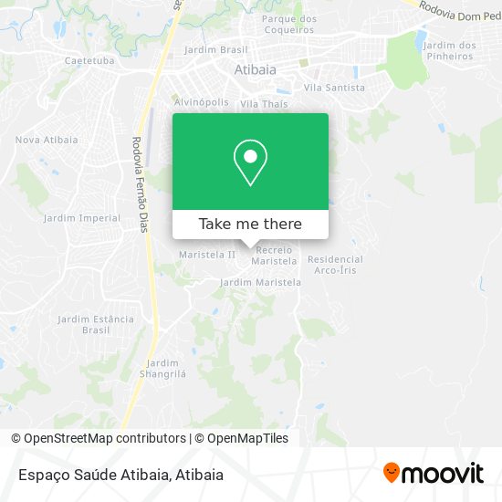 Espaço Saúde Atibaia map