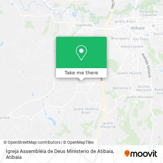 Igreja Assembléia de Deus Ministerio de Atibaia map