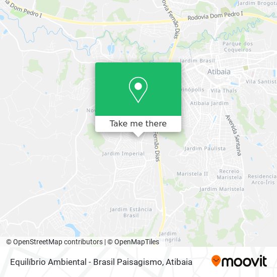 Equilíbrio Ambiental - Brasil Paisagismo map