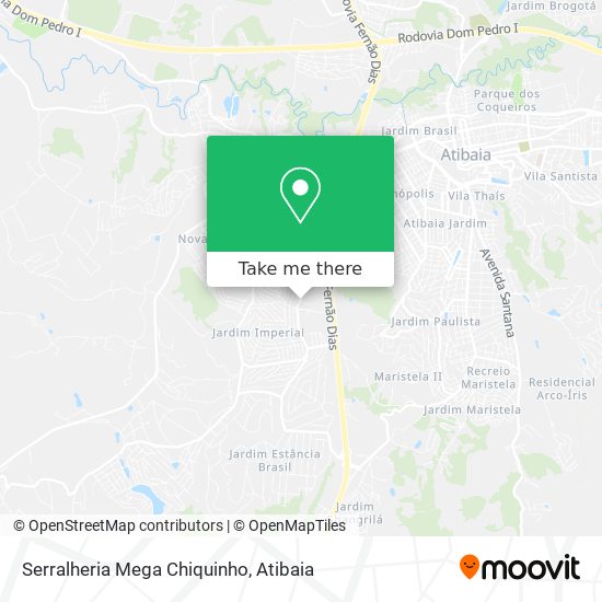 Serralheria Mega Chiquinho map