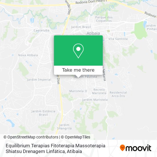 Equilibrium Terapias Fitoterapia Massoterapia Shiatsu Drenagem Linfática map