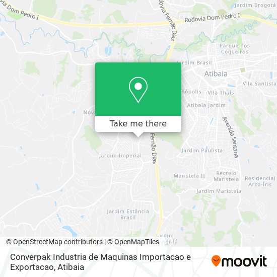 Converpak Industria de Maquinas Importacao e Exportacao map