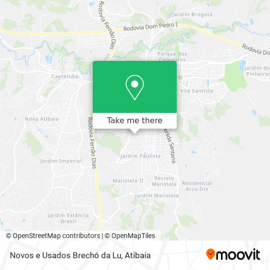 Novos e Usados Brechó da Lu map