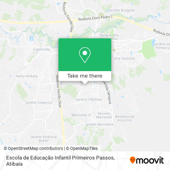 Escola de Educação Infantil Primeiros Passos map