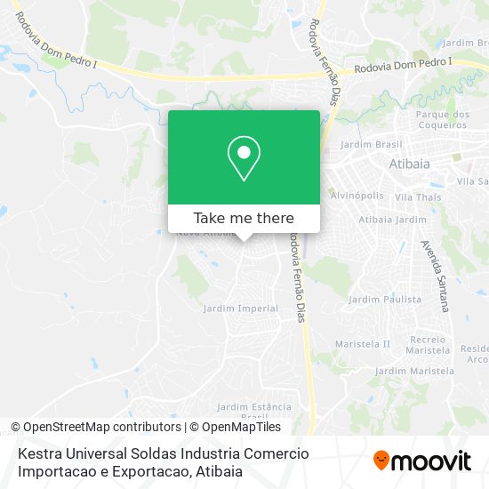 Kestra Universal Soldas Industria Comercio Importacao e Exportacao map