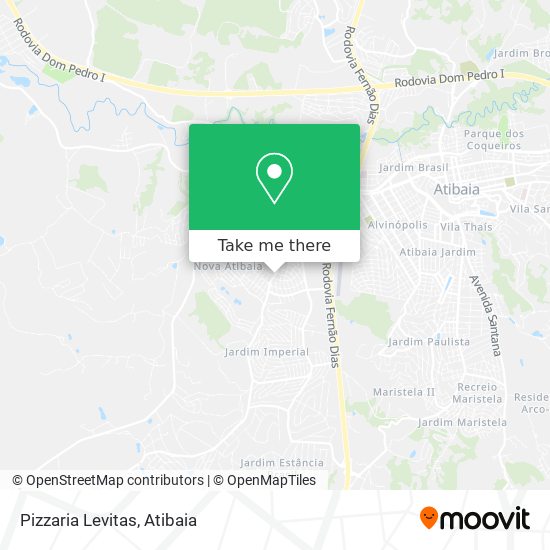 Pizzaria Levitas map