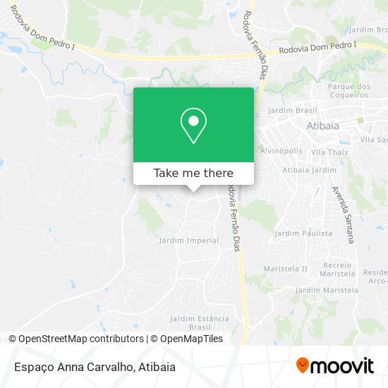 Espaço Anna Carvalho map