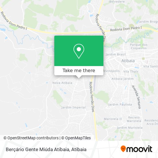 Berçário Gente Miúda Atibaia map