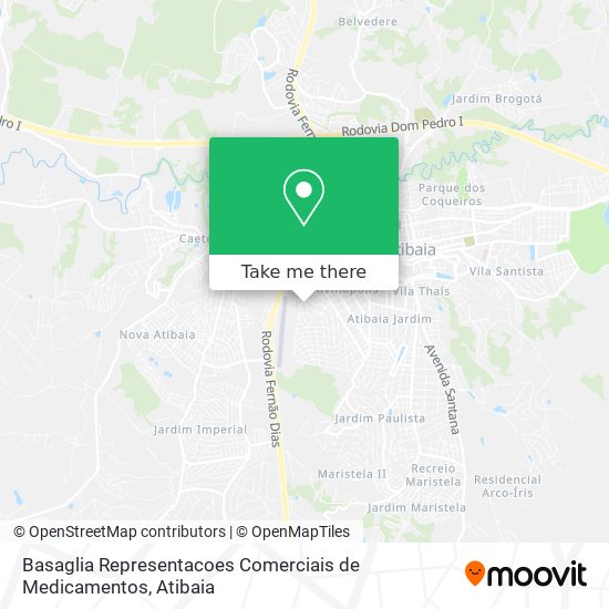 Basaglia Representacoes Comerciais de Medicamentos map