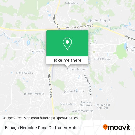 Espaço Herbalife Dona Gertrudes map