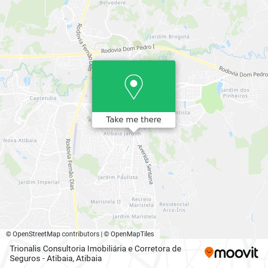 Trionalis Consultoria Imobiliária e Corretora de Seguros - Atibaia map