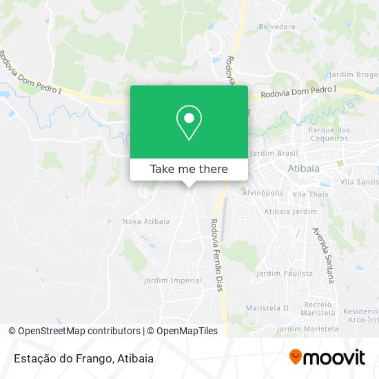 Estação do Frango map