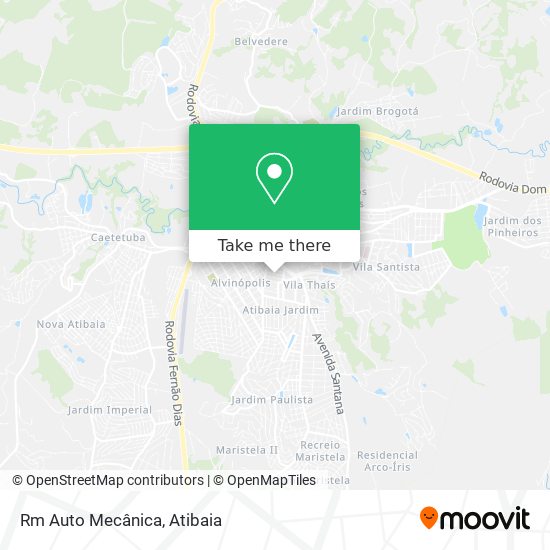 Rm Auto Mecânica map