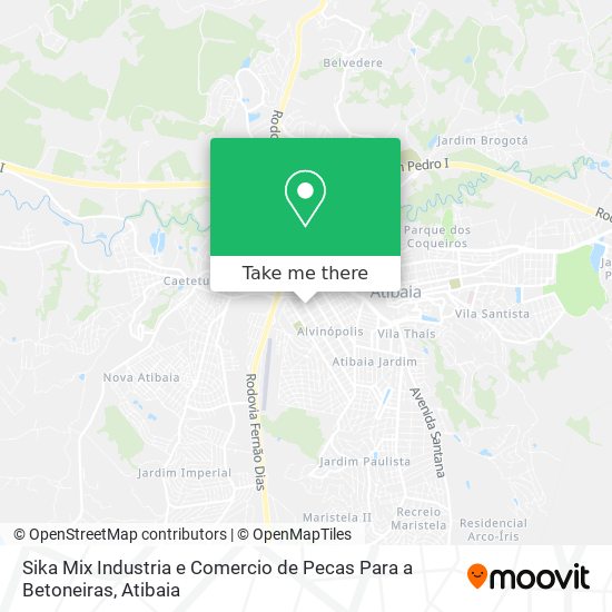 Sika Mix Industria e Comercio de Pecas Para a Betoneiras map