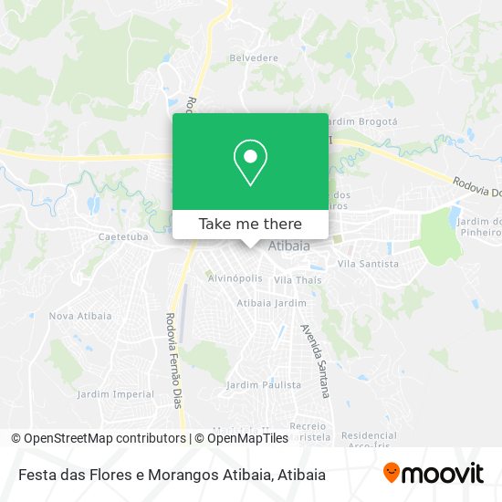 Festa das Flores e Morangos Atibaia map