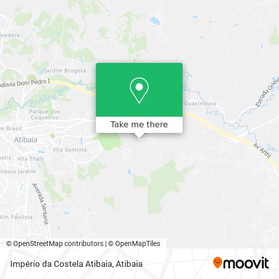 Império da Costela Atibaia map