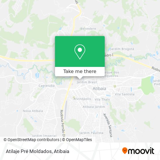 Atilaje Pré Moldados map