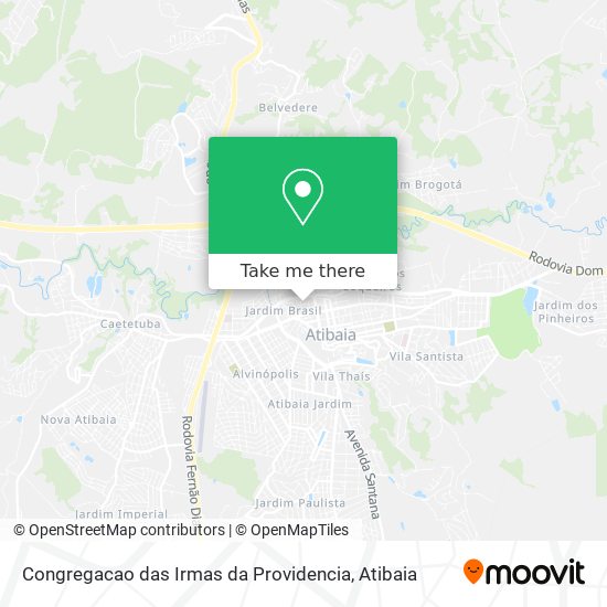 Congregacao das Irmas da Providencia map