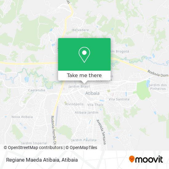 Regiane Maeda Atibaia map