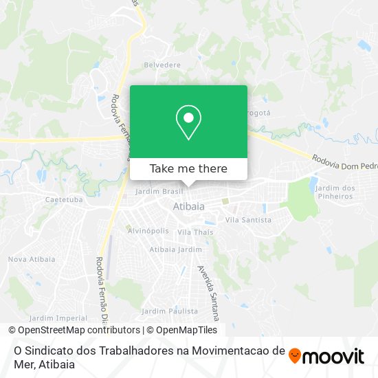 O Sindicato dos Trabalhadores na Movimentacao de Mer map