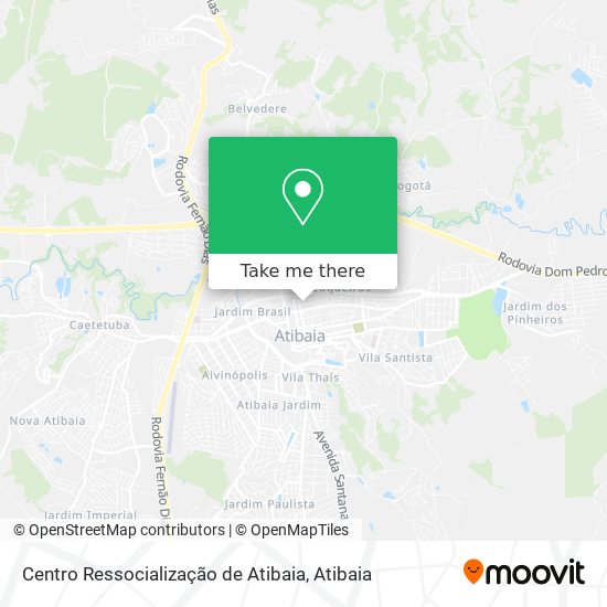 Centro Ressocialização de Atibaia map