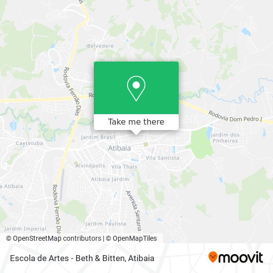 Escola de Artes - Beth & Bitten map