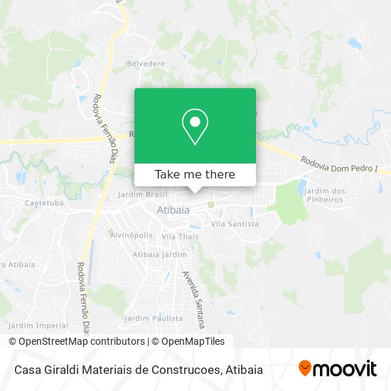 Casa Giraldi Materiais de Construcoes map