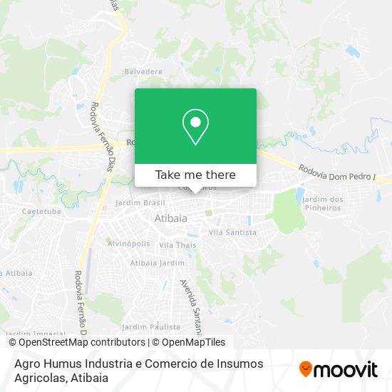 Mapa Agro Humus Industria e Comercio de Insumos Agricolas