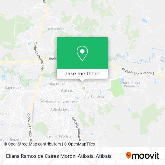 Eliana Ramos de Caires Moroni Atibaia map