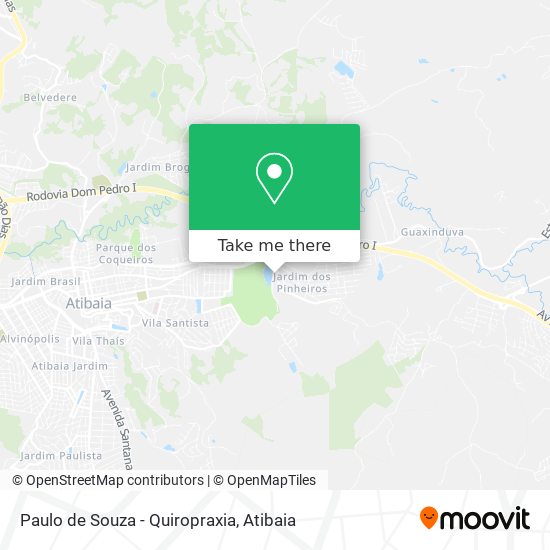 Paulo de Souza - Quiropraxia map