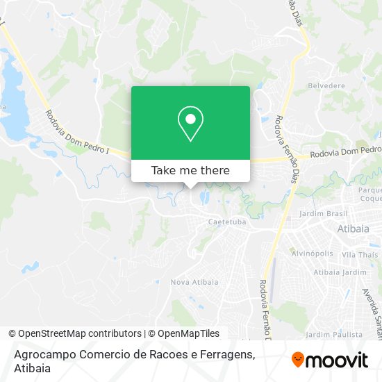 Agrocampo Comercio de Racoes e Ferragens map