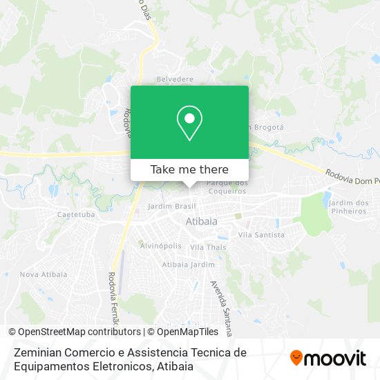 Zeminian Comercio e Assistencia Tecnica de Equipamentos Eletronicos map