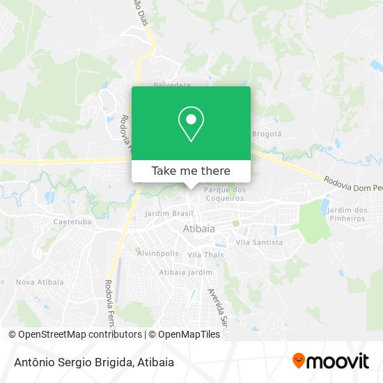 Antônio Sergio Brigida map