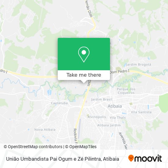 União Umbandista Pai Ogum e Zé Pilintra map