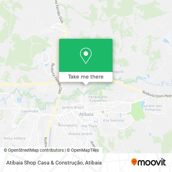 Atibaia Shop Casa & Construção map