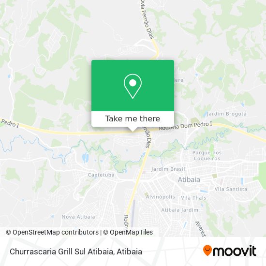 Churrascaria Grill Sul Atibaia map