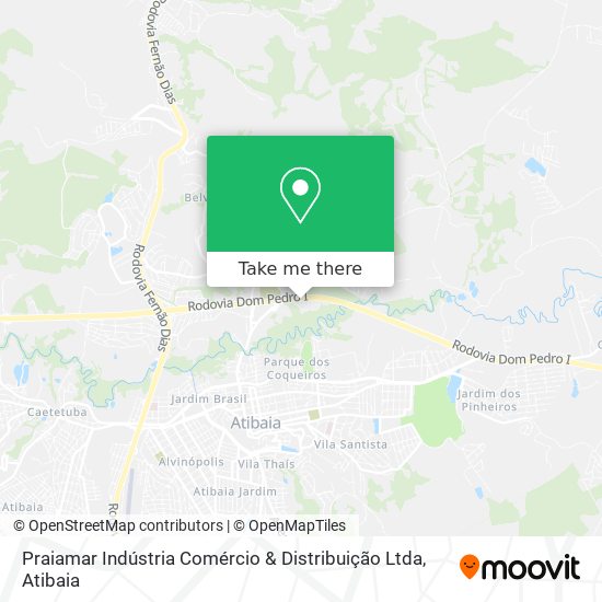 Praiamar Indústria Comércio & Distribuição Ltda map
