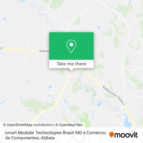 Mapa smart Modular Technologies Brasil IND e Comércio de Componentes