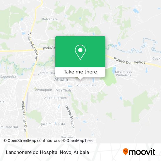 Lanchonere do Hospital Novo map