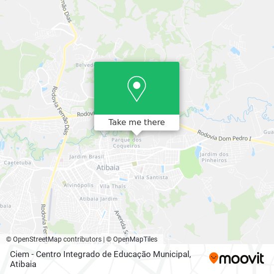 Ciem - Centro Integrado de Educação Municipal map