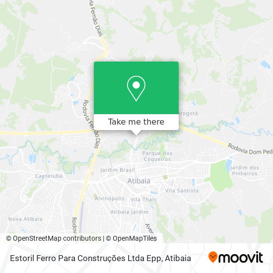 Estoril Ferro Para Construções Ltda Epp map