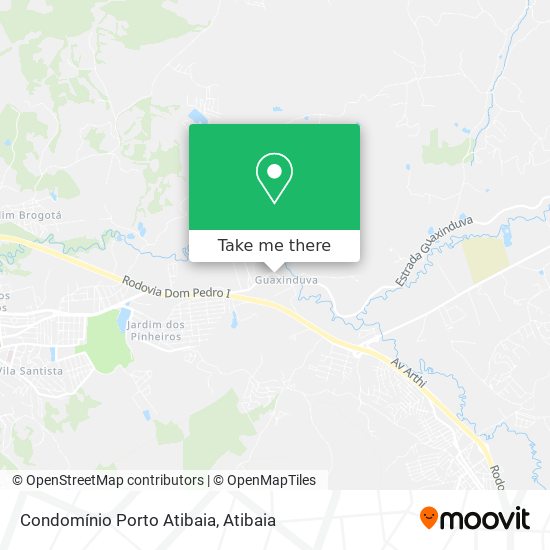 Condomínio Porto Atibaia map