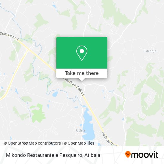 Mapa Mikondo Restaurante e Pesqueiro