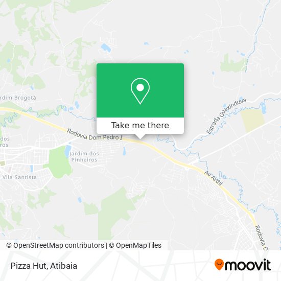 Pizza Hut map