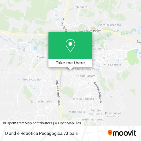 D and e Robotica Pedagogica map
