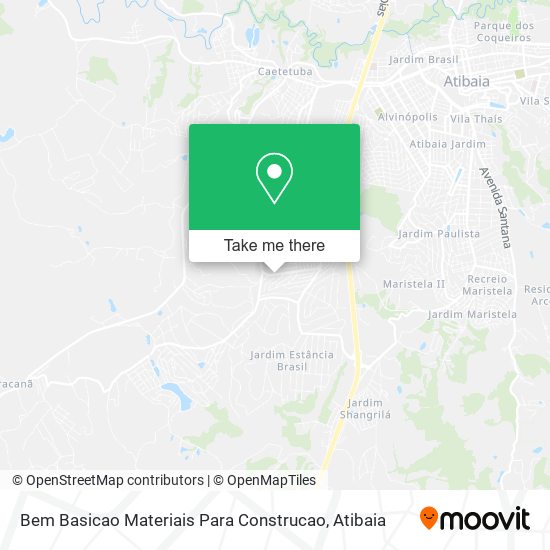 Mapa Bem Basicao Materiais Para Construcao